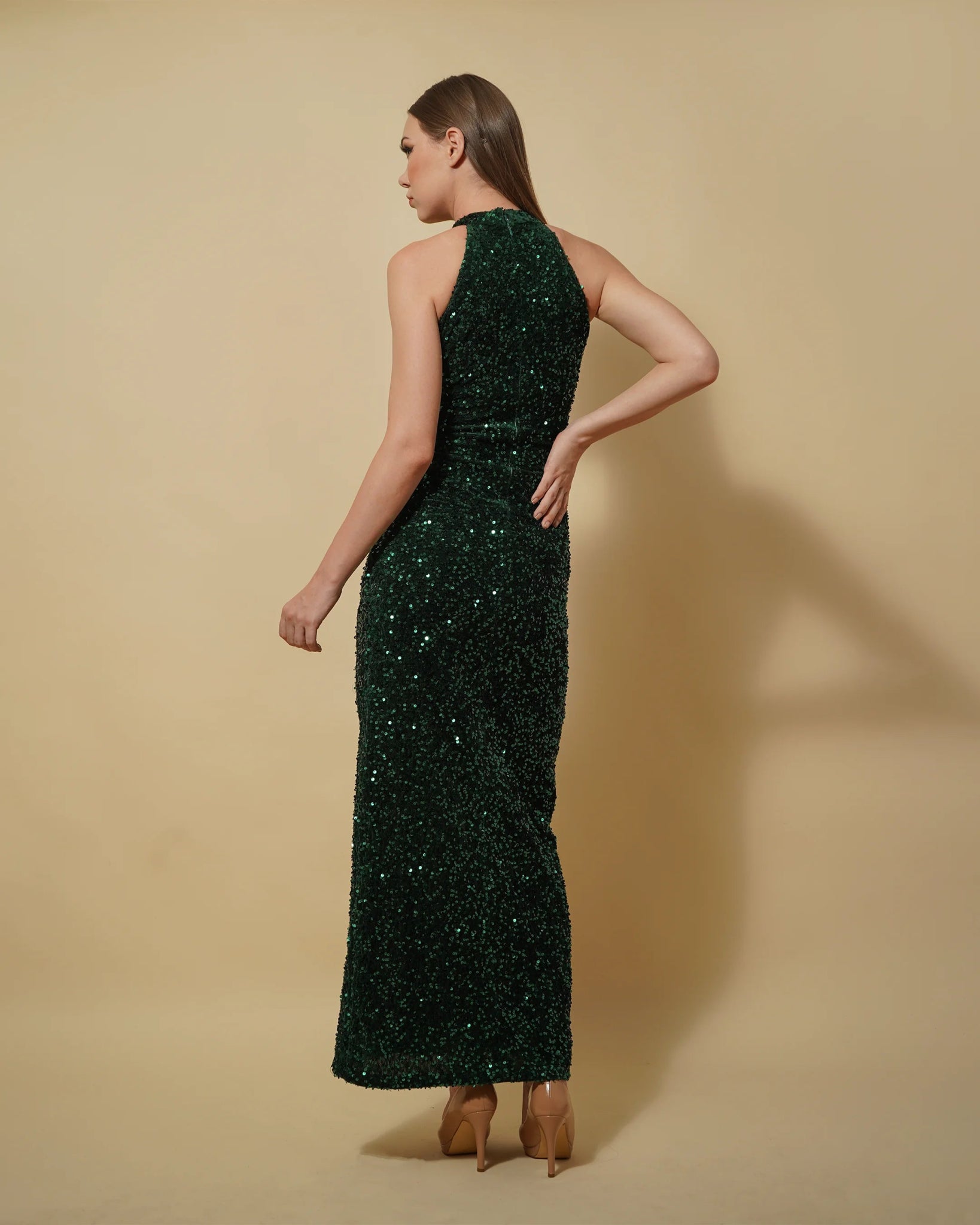 CHARLOTTE GOWN (EMERALD GREEN) - Wabi Sabi