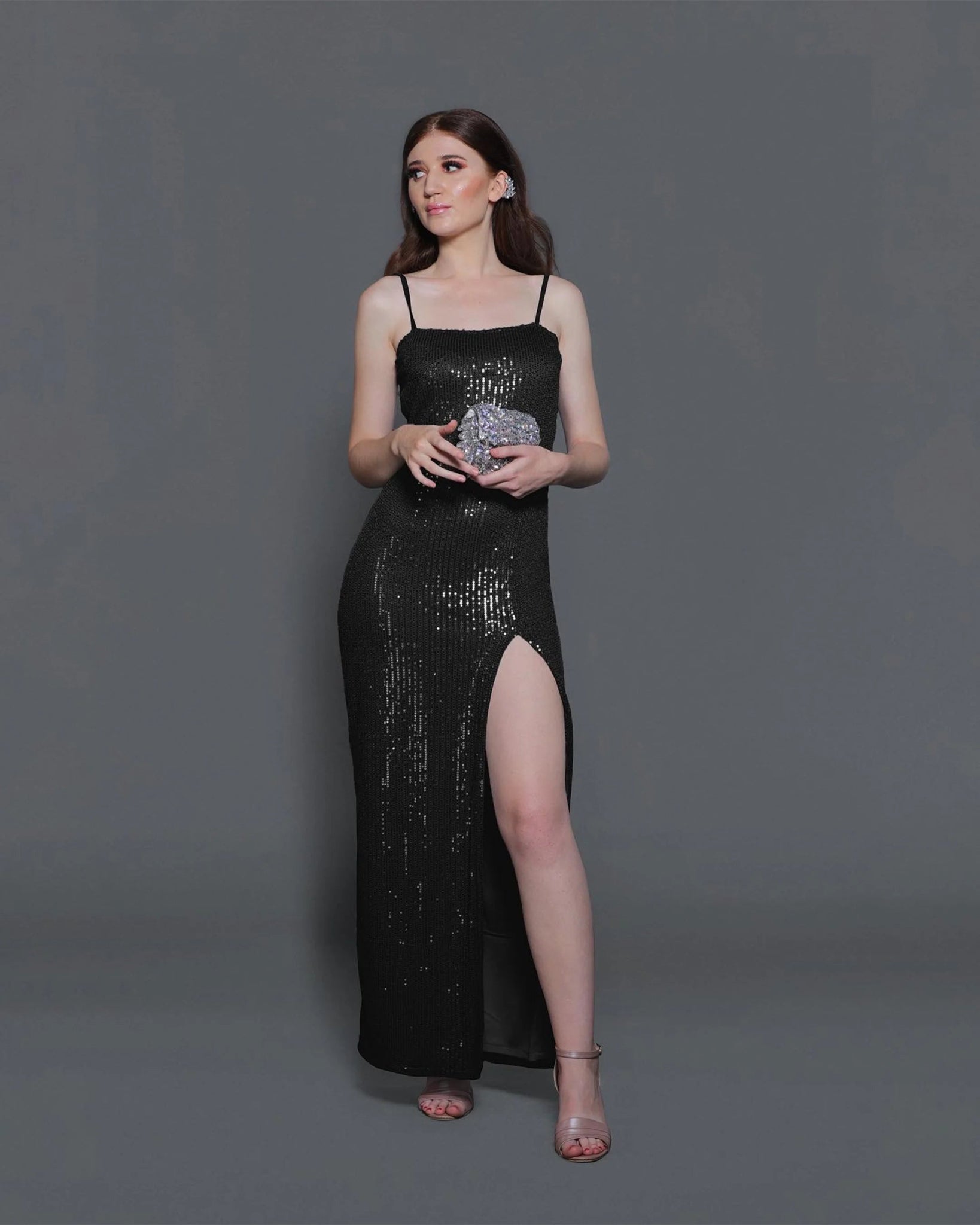 EMILY GOWN (BLACK) - Wabi Sabi