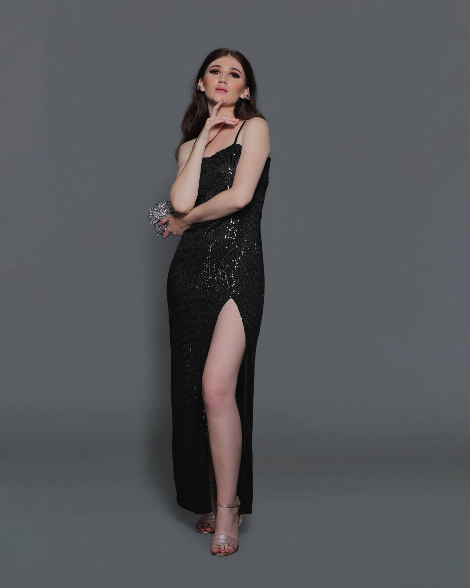 EMILY GOWN (BLACK) - Wabi Sabi