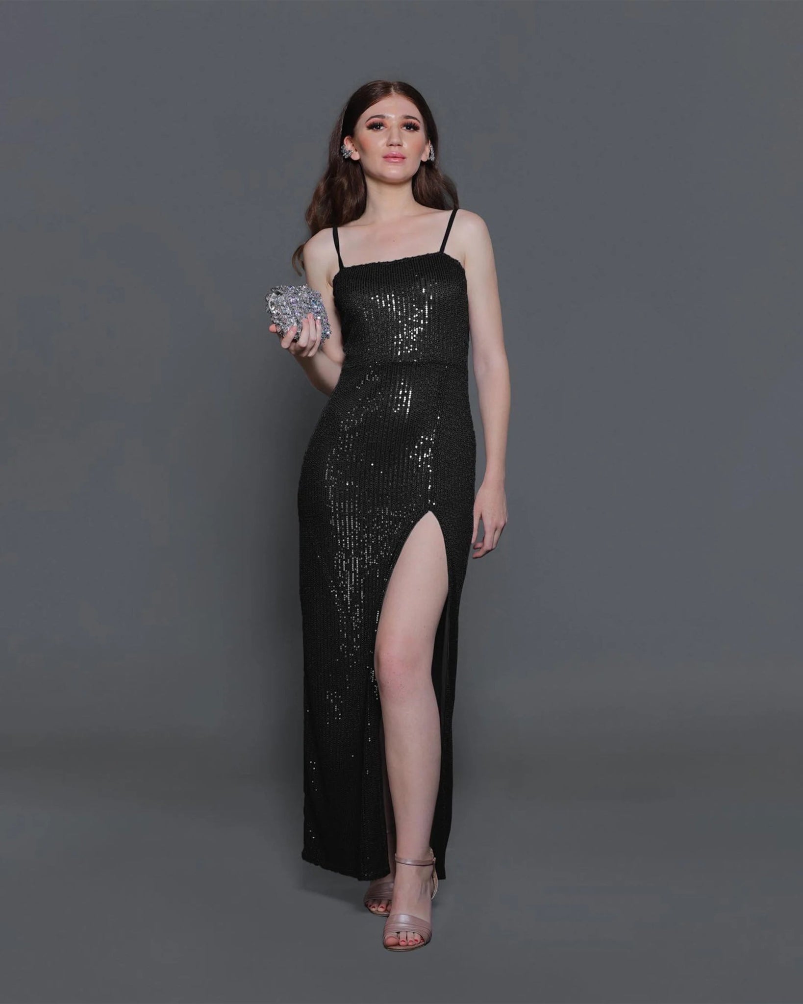 EMILY GOWN (BLACK) - Wabi Sabi