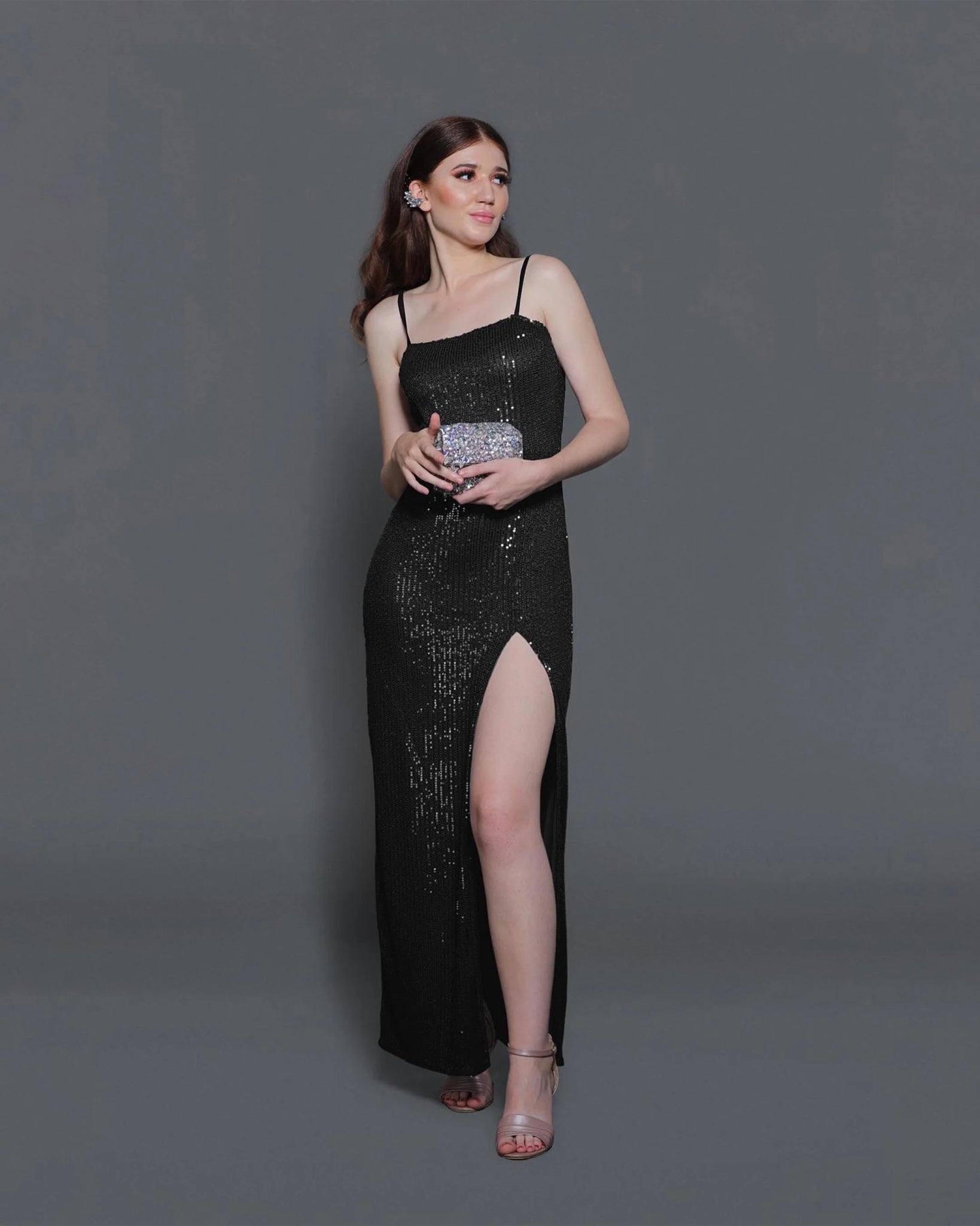 EMILY GOWN (BLACK) - Wabi Sabi