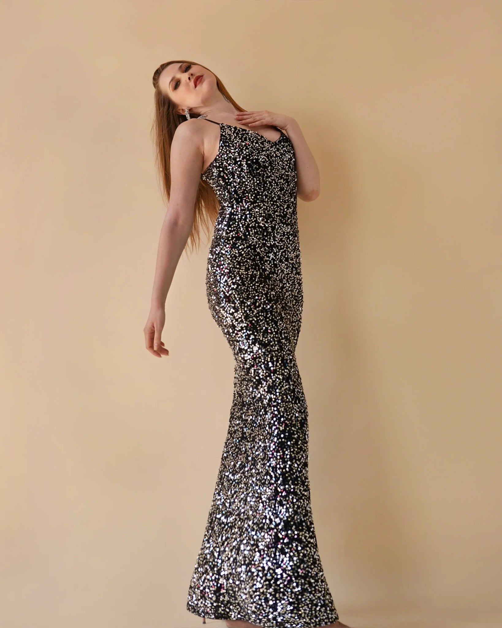 EVELYN GOWN (SILVER) - Wabi Sabi