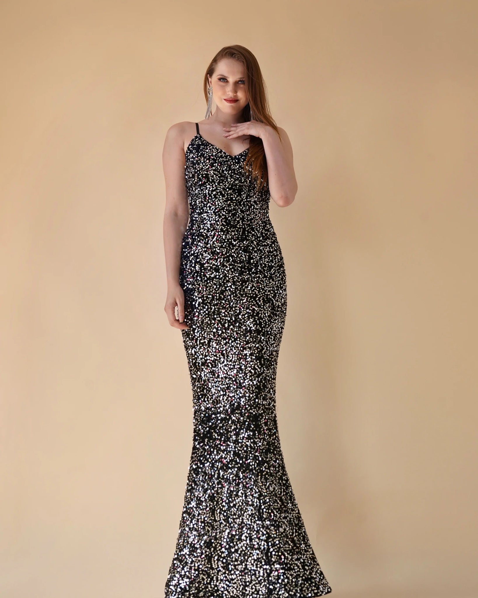 EVELYN GOWN (SILVER) - Wabi Sabi