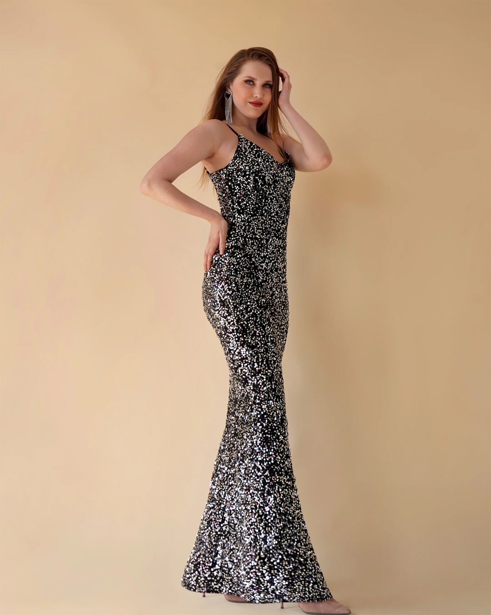 EVELYN GOWN (SILVER) - Wabi Sabi