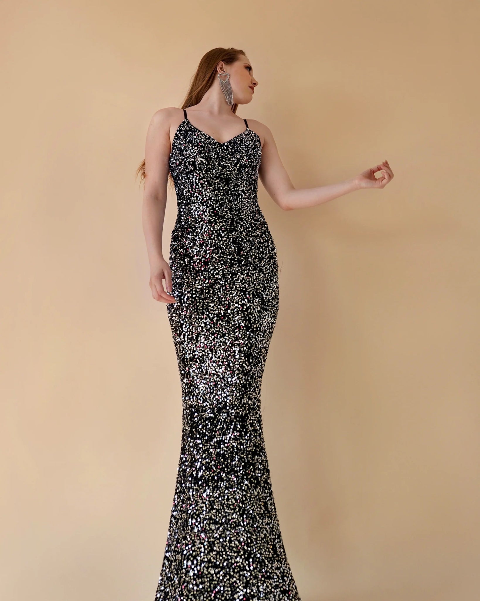 EVELYN GOWN (SILVER) - Wabi Sabi