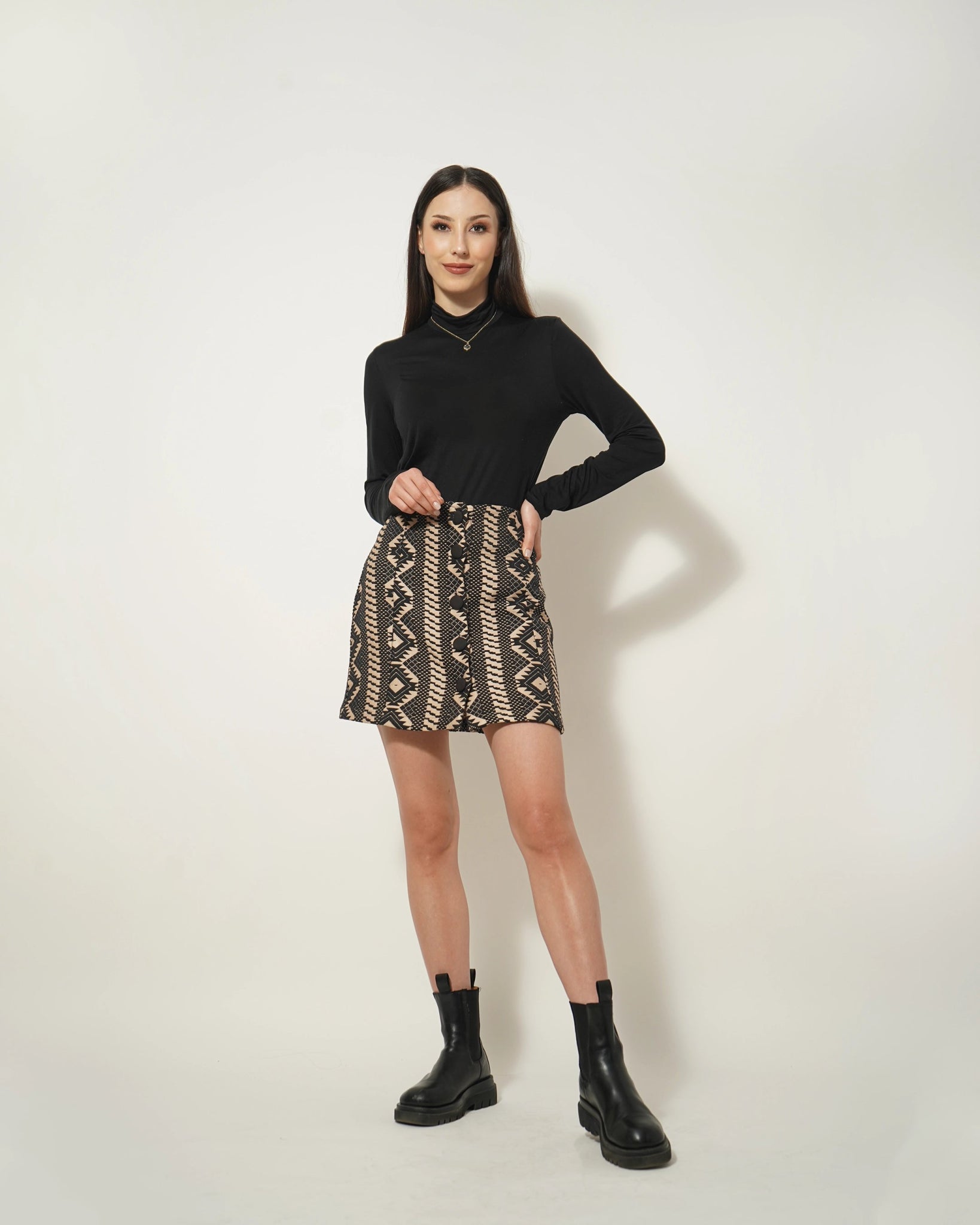 JACQUARD SKIRT - Wabi Sabi