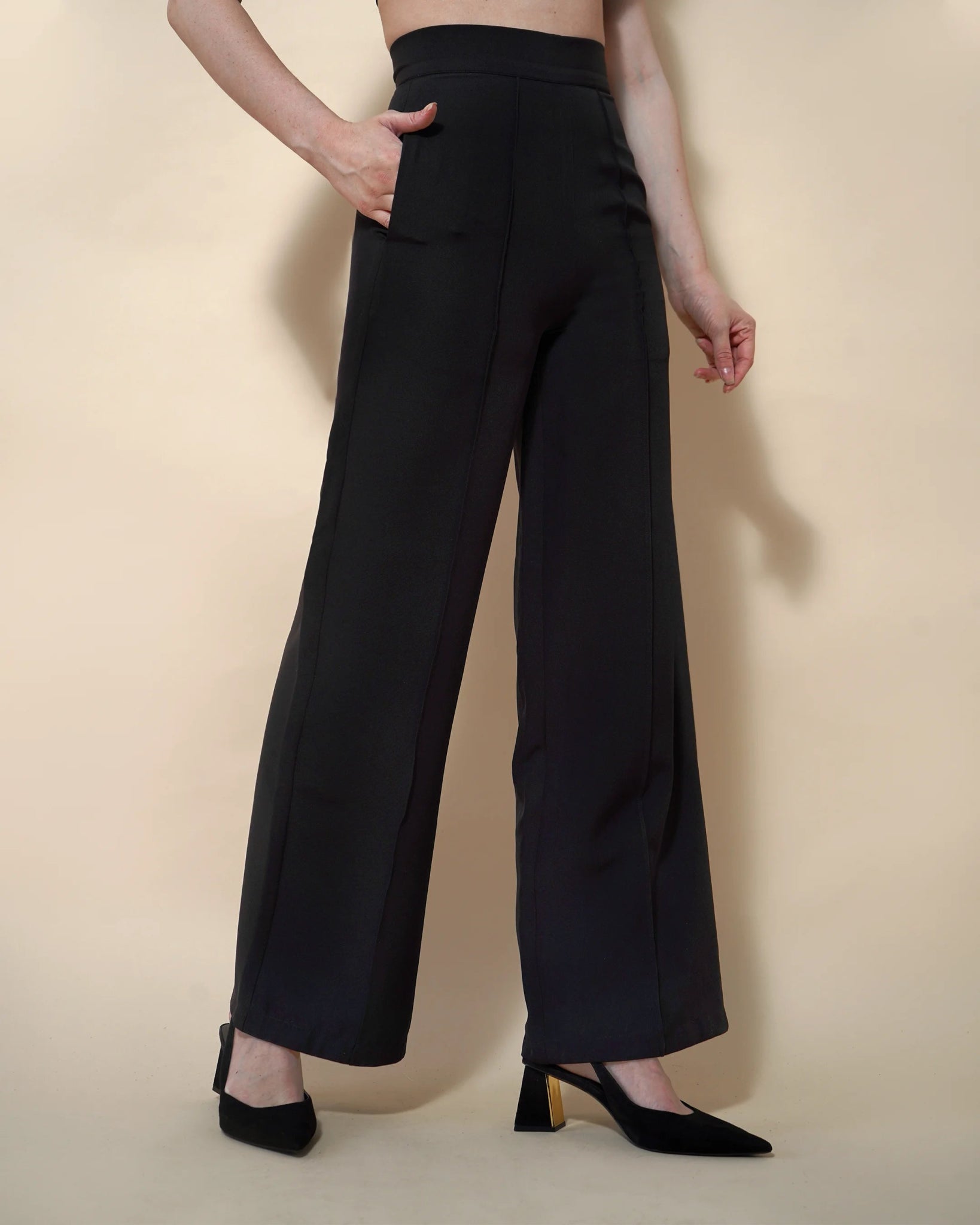 JANET PANT (BLACK) - Wabi Sabi