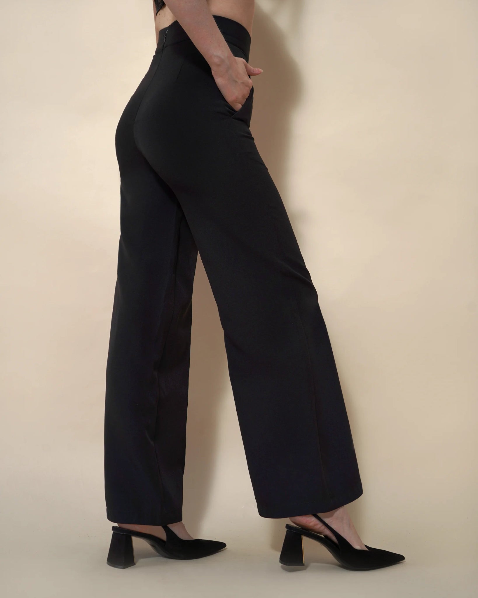 JANET PANT (BLACK) - Wabi Sabi