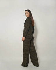 KNITTED BLAZER-PANT SET - Wabi Sabi