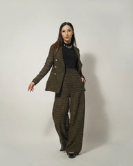 KNITTED BLAZER-PANT SET - Wabi Sabi