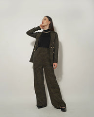 KNITTED BLAZER-PANT SET - Wabi Sabi
