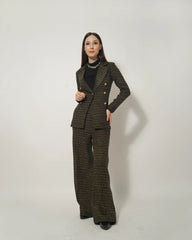 KNITTED BLAZER-PANT SET - Wabi Sabi