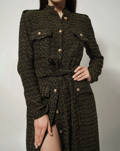 KNITTED LONG-COAT - Wabi Sabi