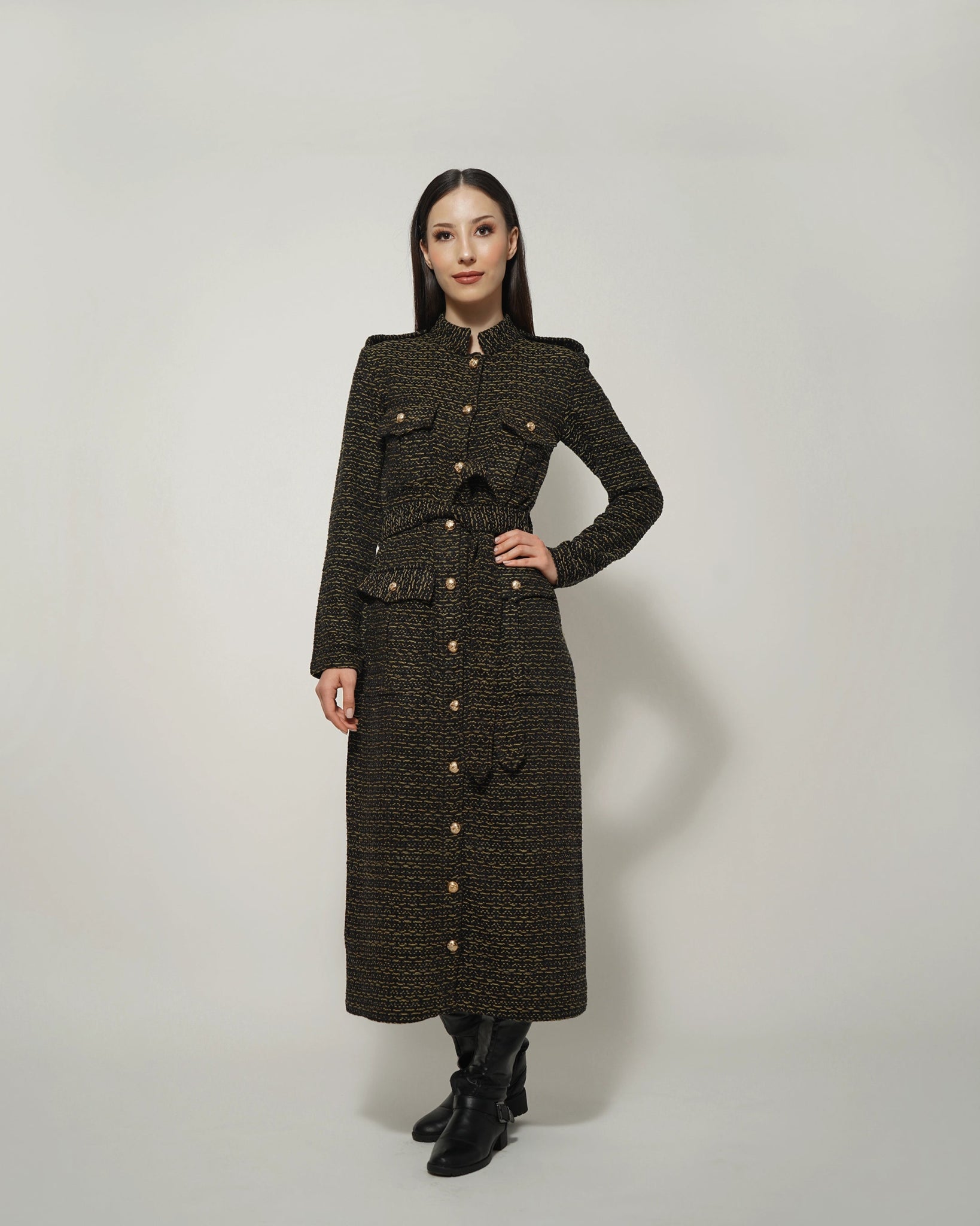 KNITTED LONG-COAT - Wabi Sabi