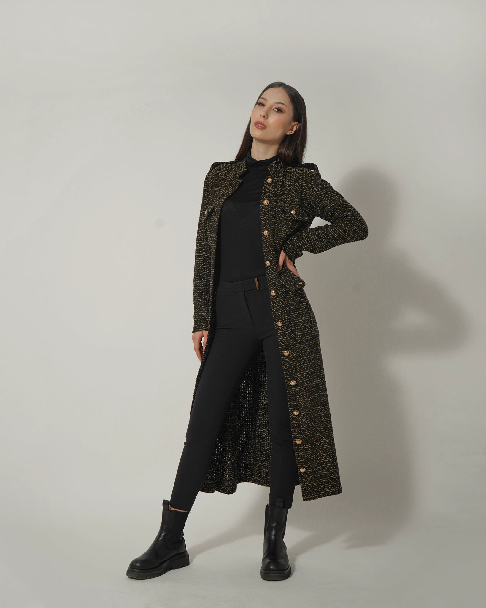 KNITTED LONG-COAT - Wabi Sabi