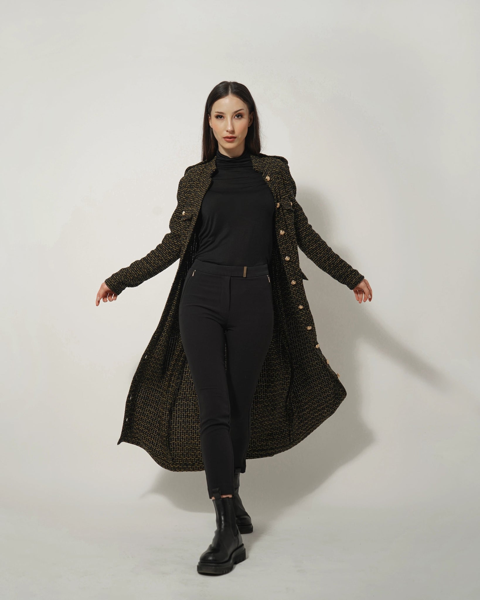 KNITTED LONG-COAT - Wabi Sabi