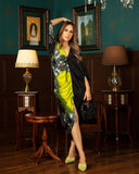 NEON LIME FLORAL KAFTAN - Wabi Sabi