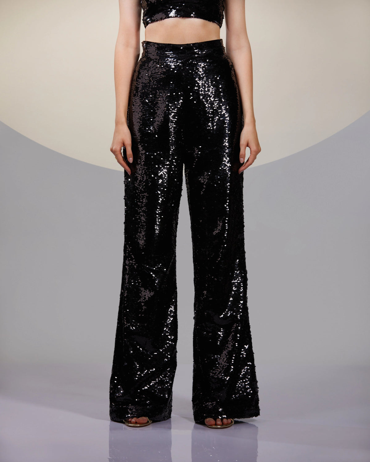 NOIR BLACK SEQUIN PANT - Wabi Sabi