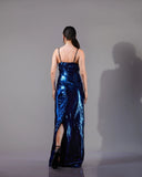 NOIR BLUE ROSE GOWN - Wabi Sabi