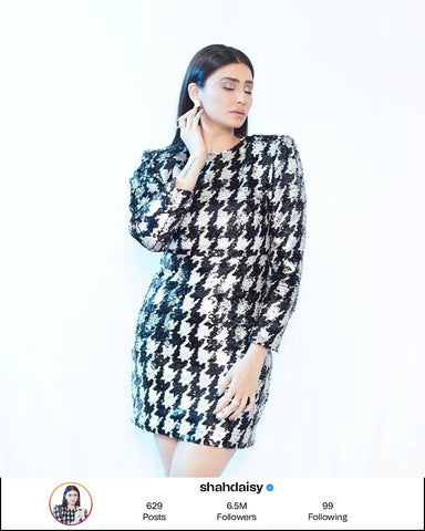 NOIR POWER DRESS (DAISY SHAH) - Wabi Sabi