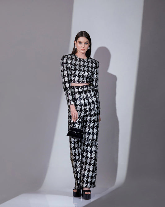 NOIR POWER TOP-PANT SET - Wabi Sabi