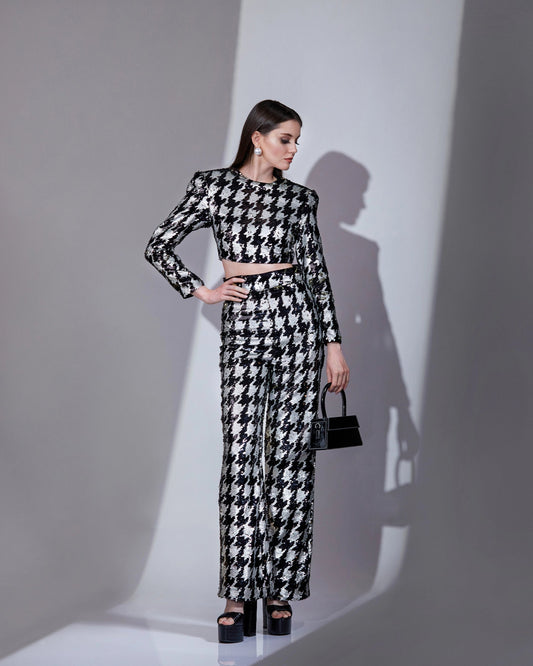NOIR POWER TOP-PANT SET - Wabi Sabi