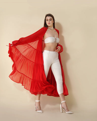Women Jumpsuit Shrug - Buy Women Jumpsuit Shrug online in India