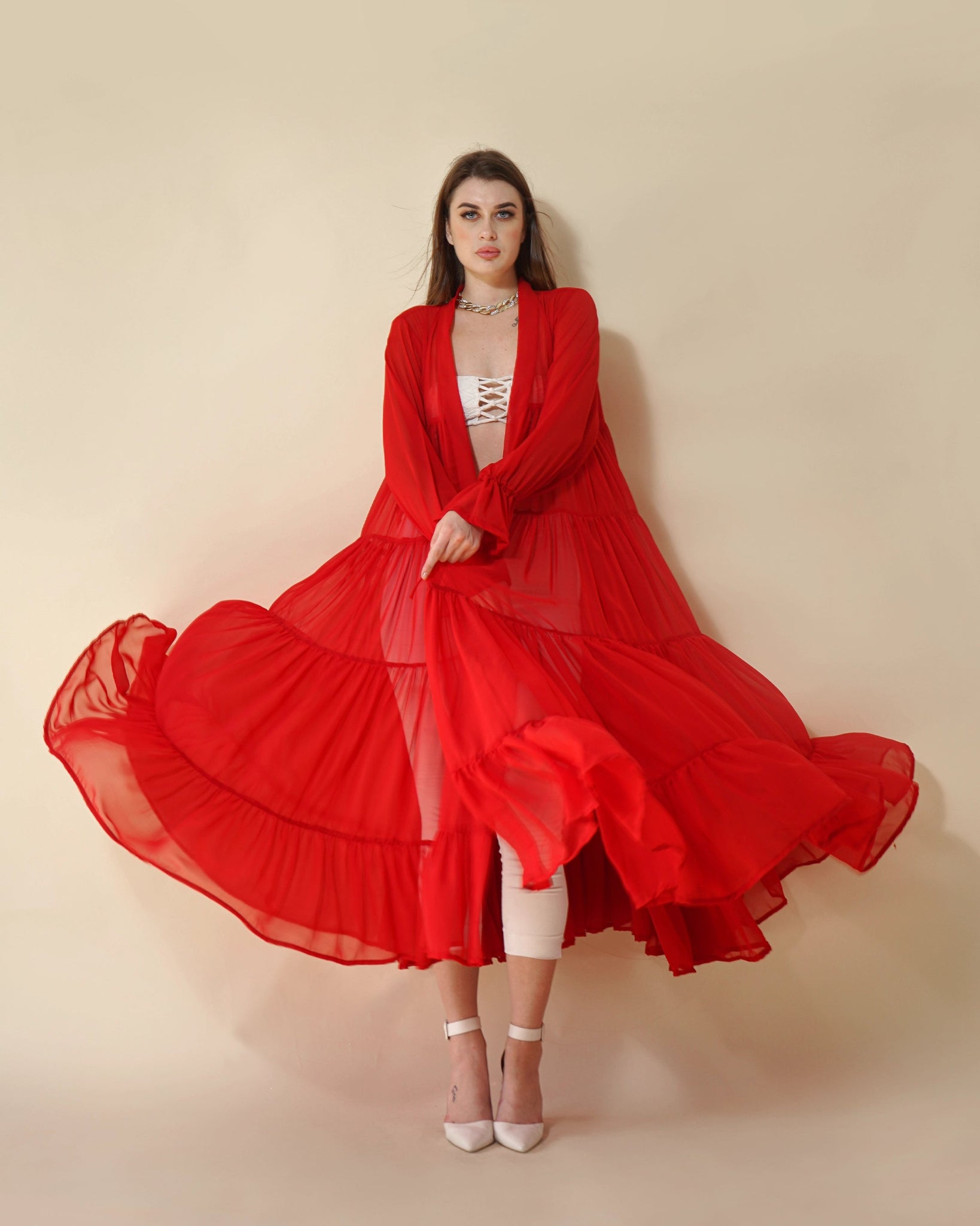 Red shrug sales new look