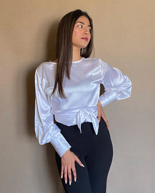 WHITE GRACIA WRAP TOP (MULTIWAY) - Wabi Sabi
