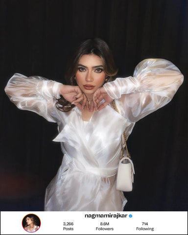 WHITE KATE JACKET (NAGMA MIRAJKAR) - Wabi Sabi