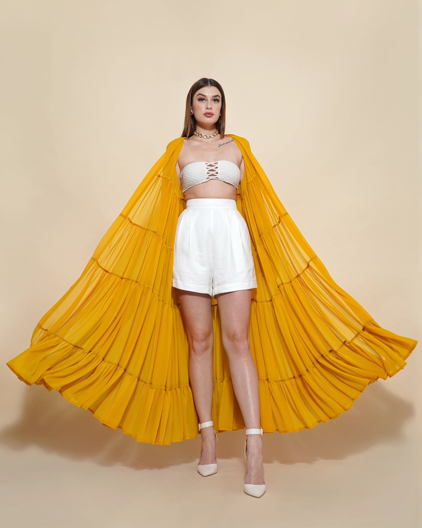 YELLOW LYLA SHRUG - Wabi Sabi